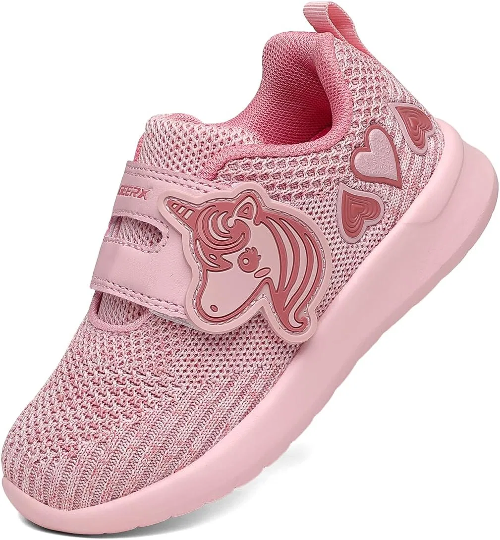 Детские кроссовки для девочек с принтом YUMI GEERX, Baby Pink
