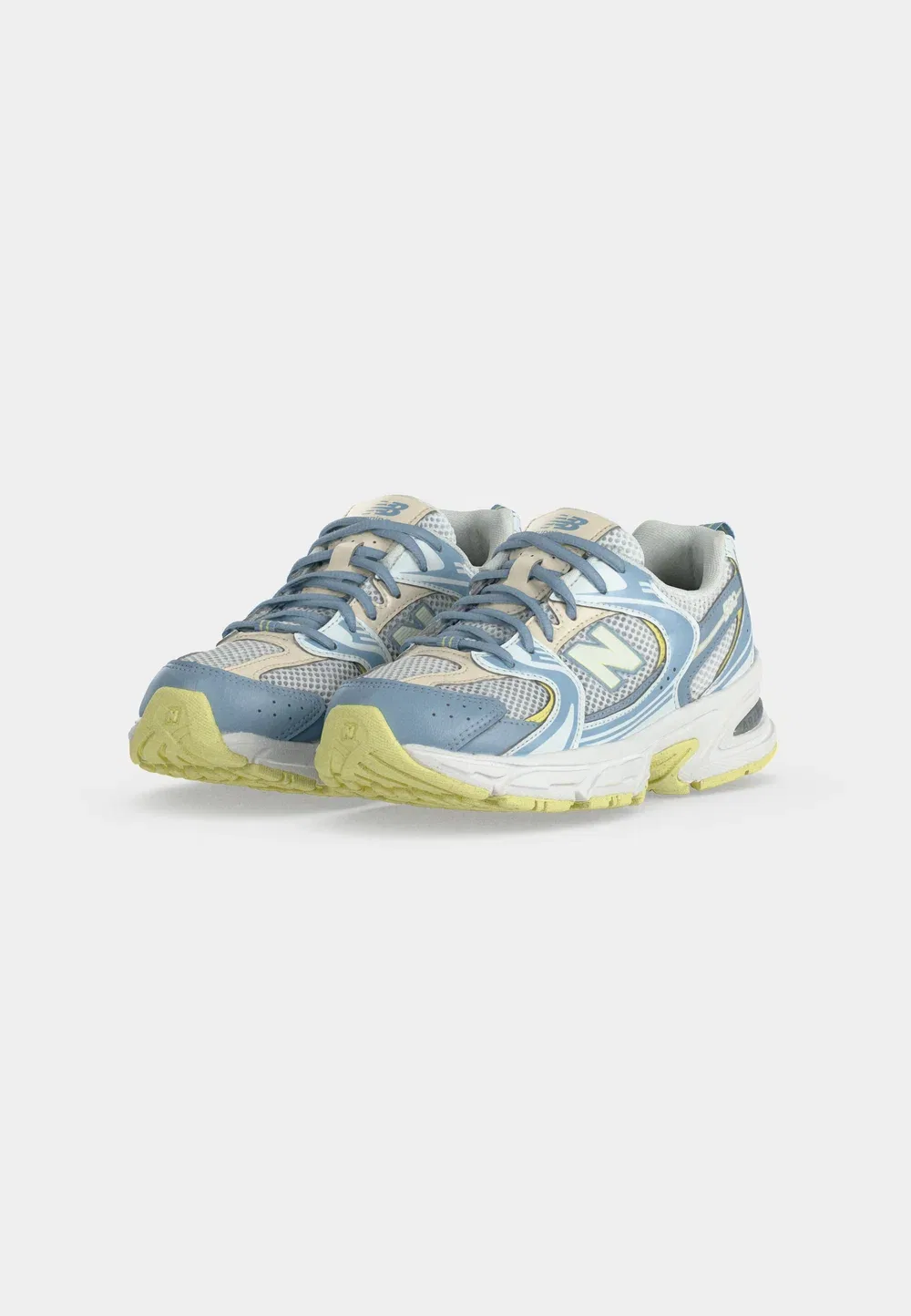 530 кроссовок унисекс New Balance, Light Arctic Grey/White — фото 3