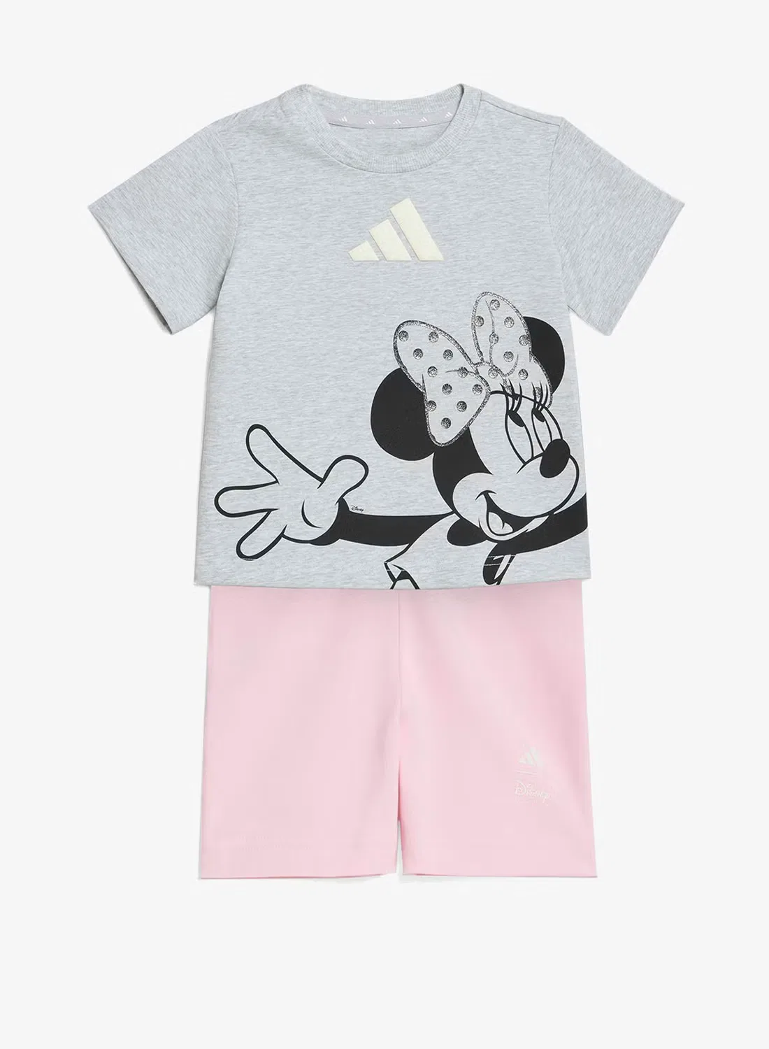 Комплект спортивный с эластичным поясом Disney Minnie Mouse Adidas, серый