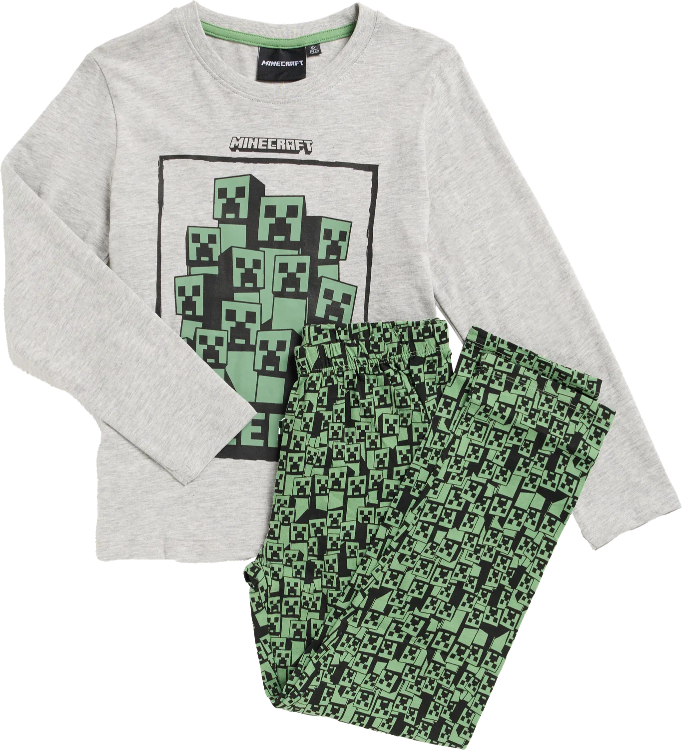 Детский спортивный костюм регулируемой посадки Minecraft, серый