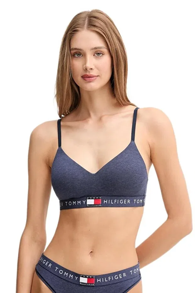 Женский бюстгальтер-бралетт с принтом Tommy Hilfiger, Blue