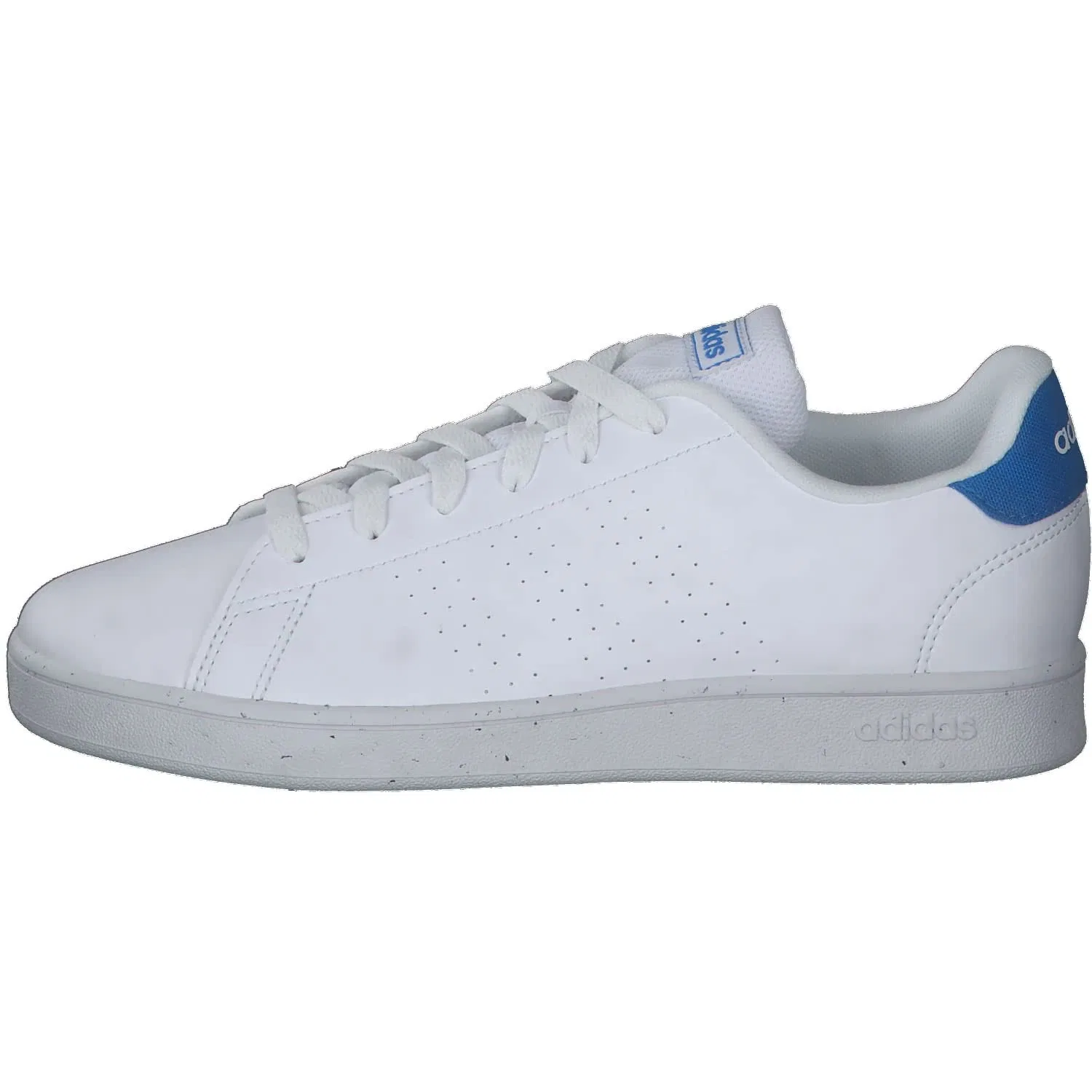 Детские кроссовки с перфорацией Advantage K Adidas, Cloud White Blue Rush Core Black — фото 2