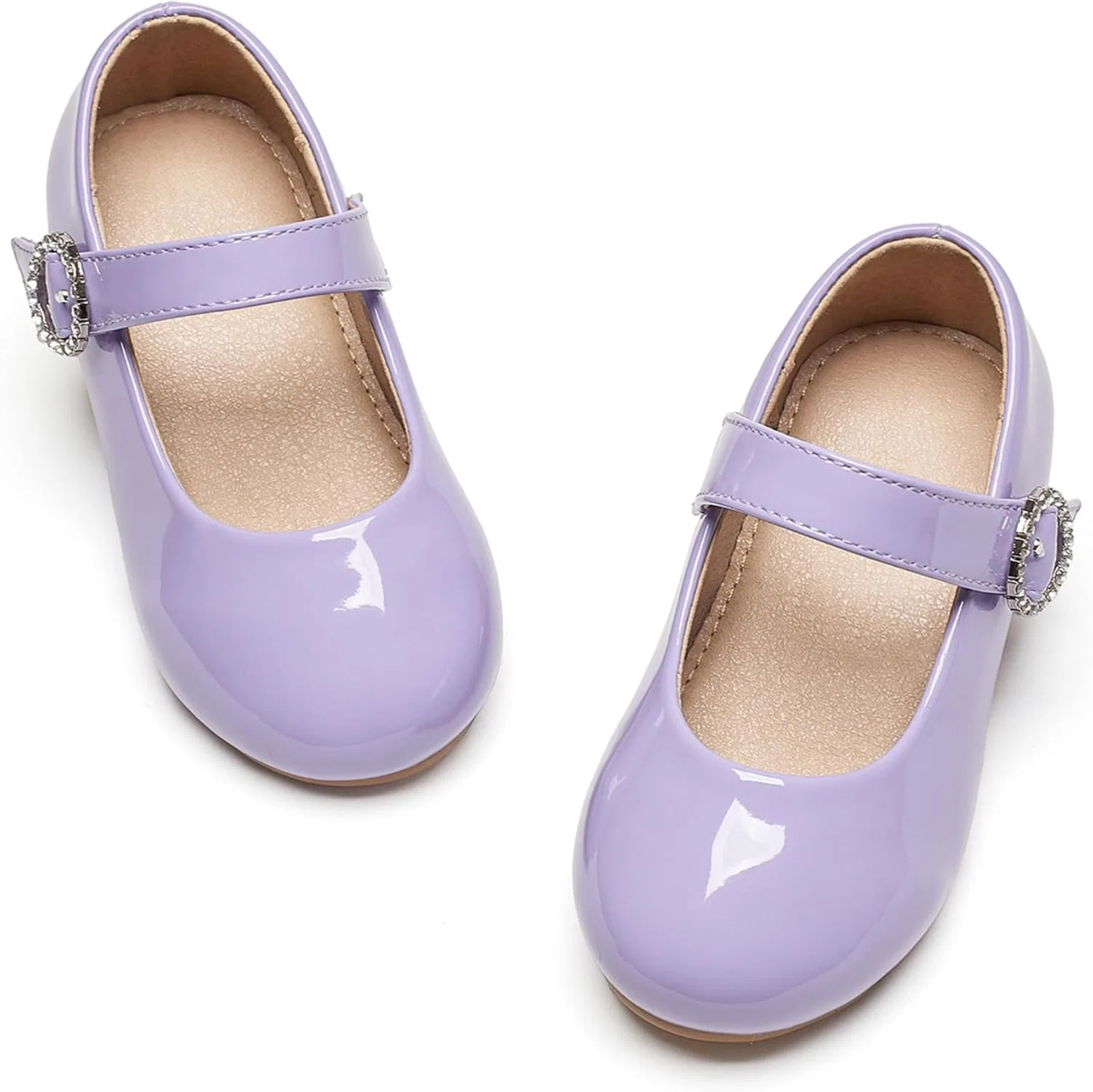 Детские туфли для девочек с принтом Little Flower Otter MOMO, Purple