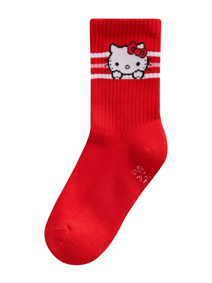 Носки Next 'Hello Kitty' в розовом, красном и белом цветах — фото 2