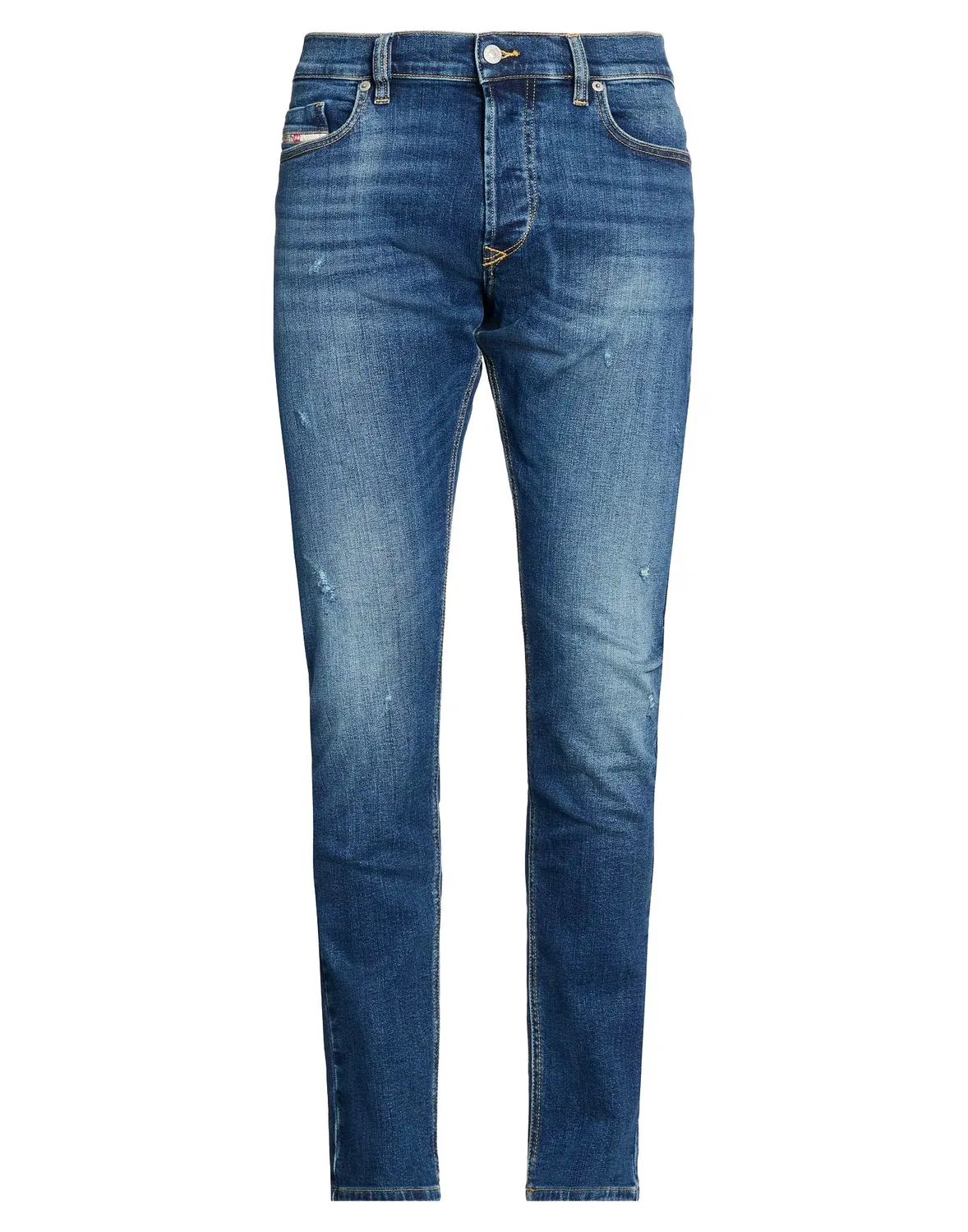 Мужские зауженные джинсы с потертостями Tepphar-X Diesel, синий