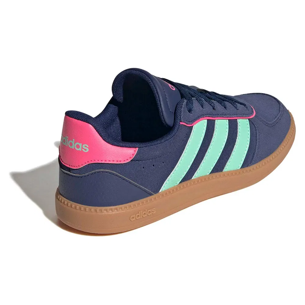 Детские кроссовки для девочек с низким силуэтом Breaknet Sleek Adidas, Blue — фото 4