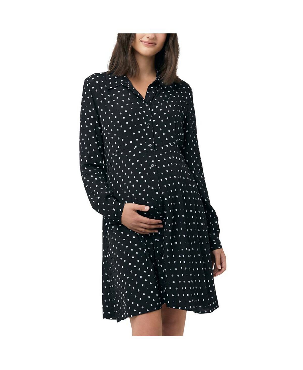 

Платье-рубашка fifi черное Ripe Maternity, черный