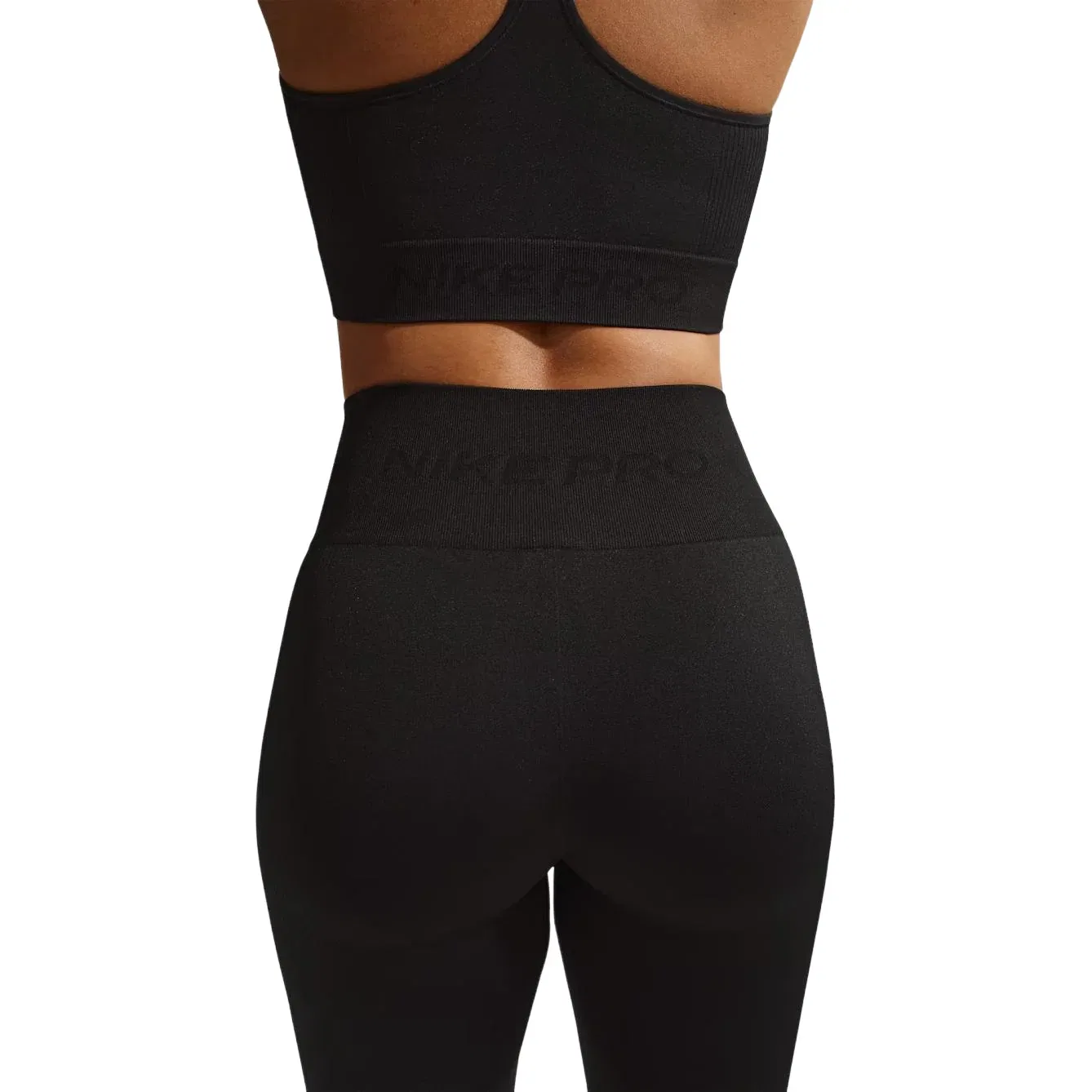 Женские леггинсы Pro Seamless High-Waisted 7 8 Leggings 'Black' Nike, черный — фото 3