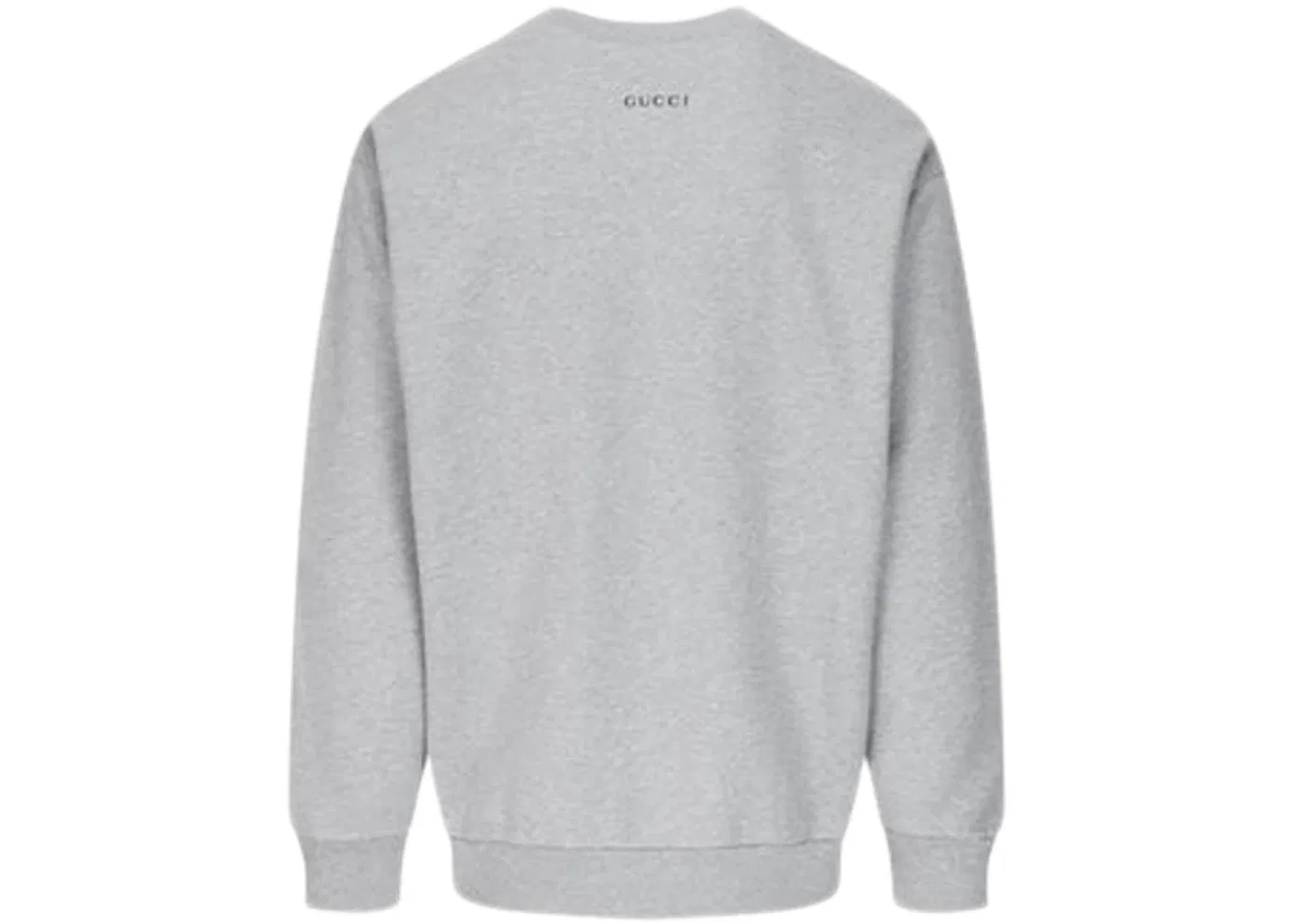 Мужской свитшот с принтом Donald Duck Gucci, Grey Melange/Multi — фото 2