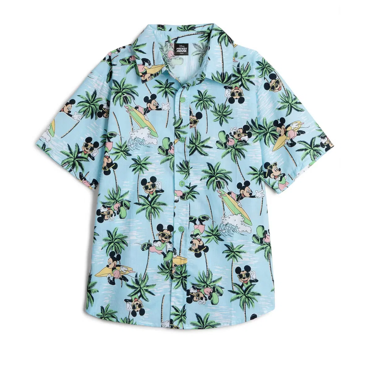 Рубашка с коротким рукавом Disney, Mickey Surf Blue