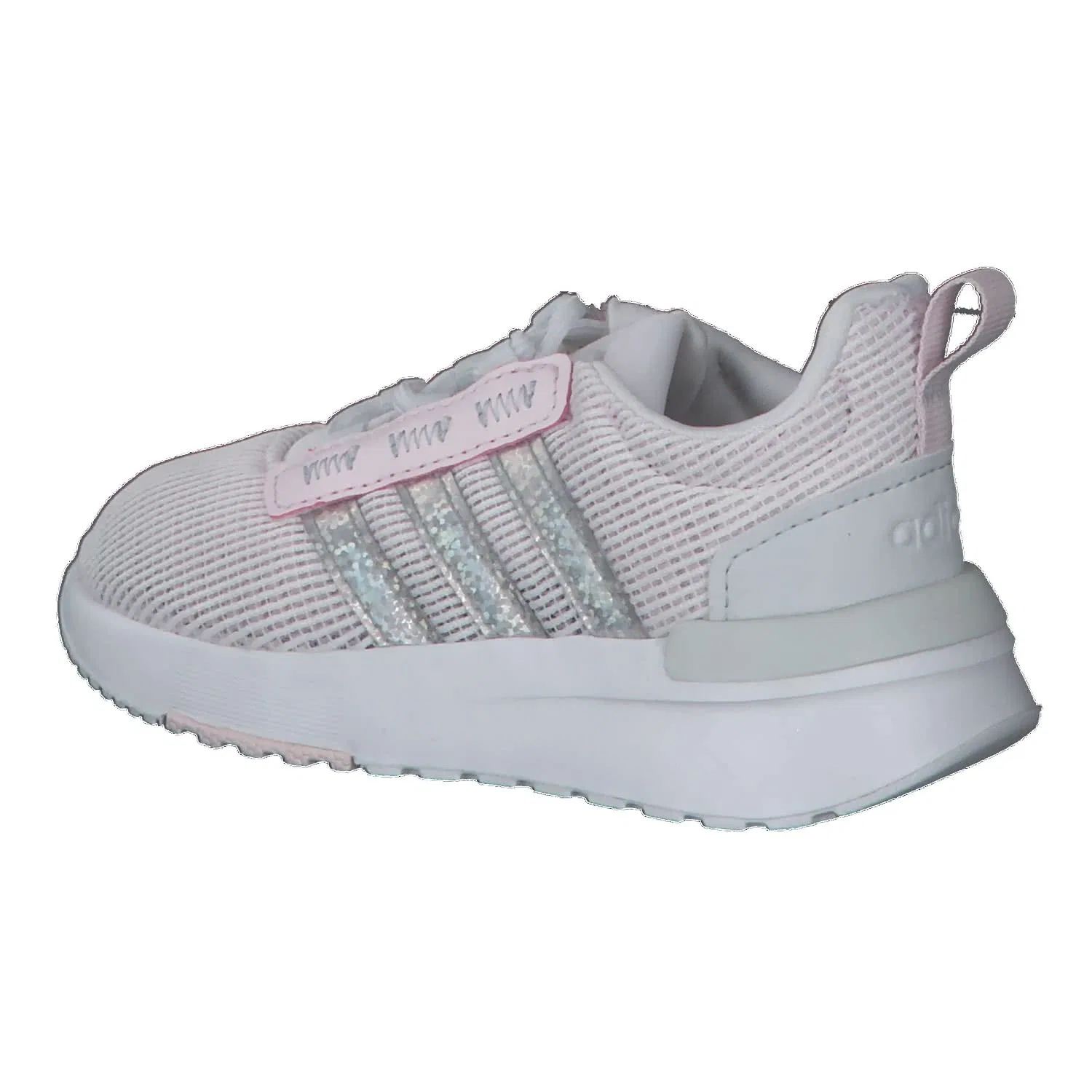 Детские кроссовки для мальчиков с шнуровкой Racer Tr21 I Adidas, Ftwwht Almpnk Blutin — фото 3