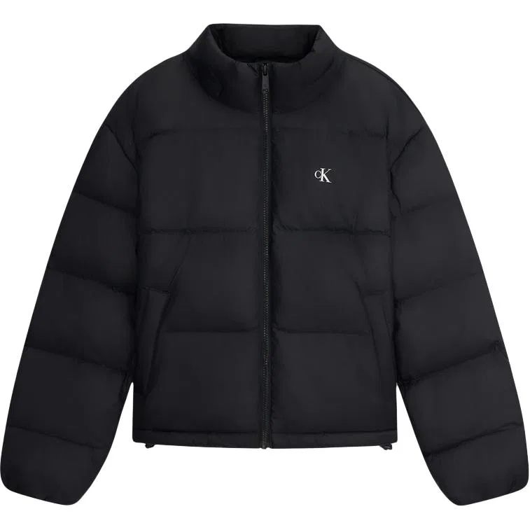 Женская пуховая куртка с капюшоном Calvin Klein, Coffee Brown — фото 4