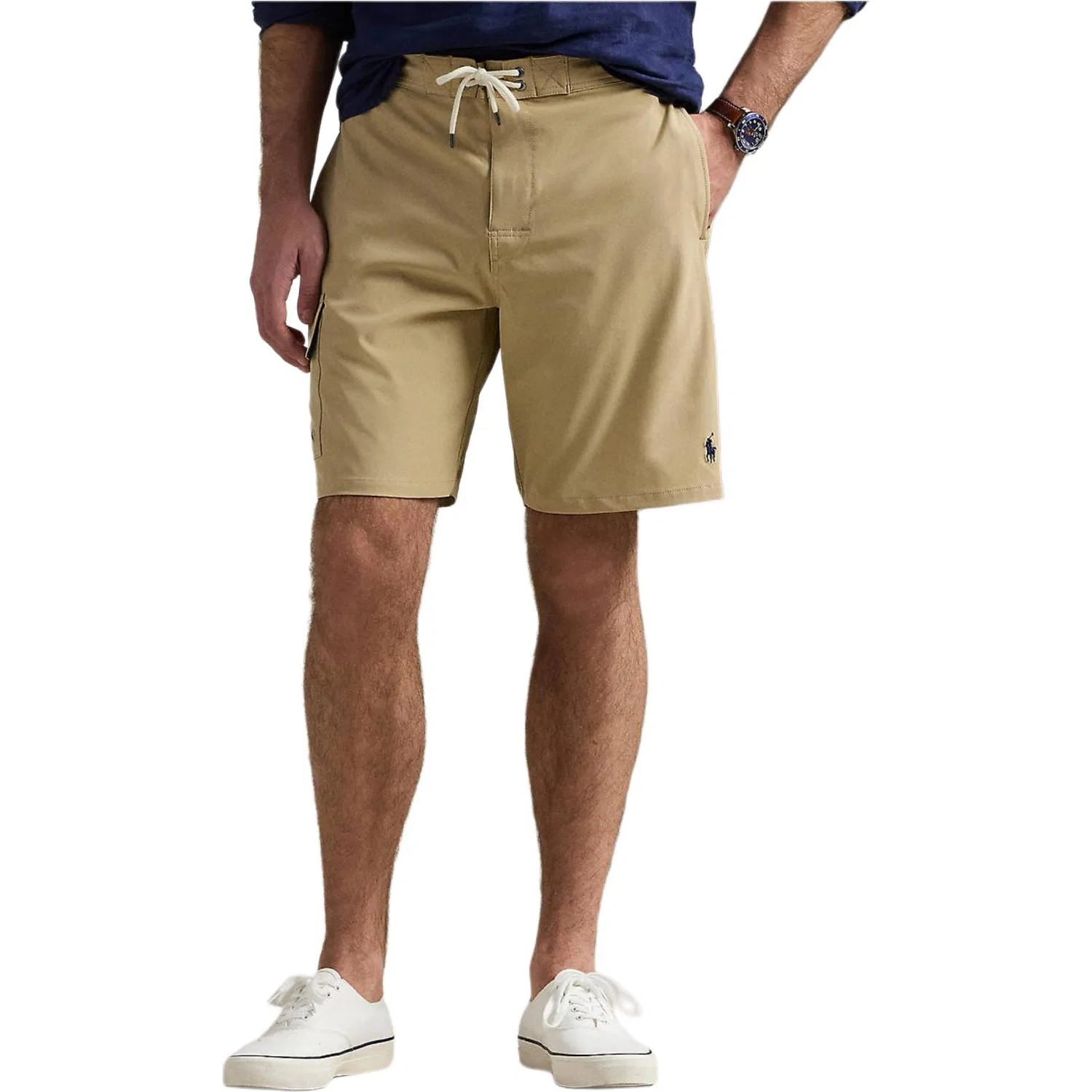 Плавки мужские, квадратные, Polo Ralph Lauren, Beige — фото 4