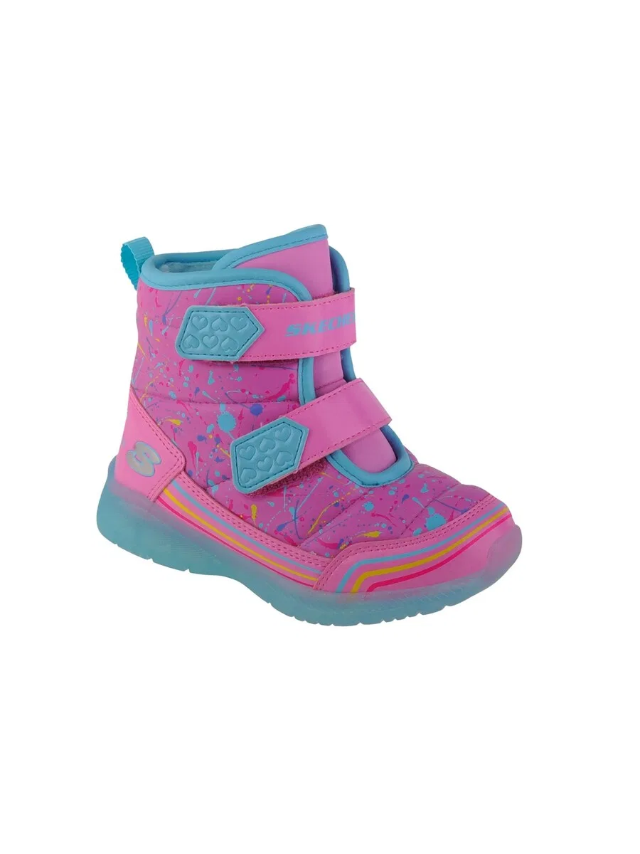 Ботинки SKECHERS 'Skechers Illumi-Brights - Power Paint' розового цвета