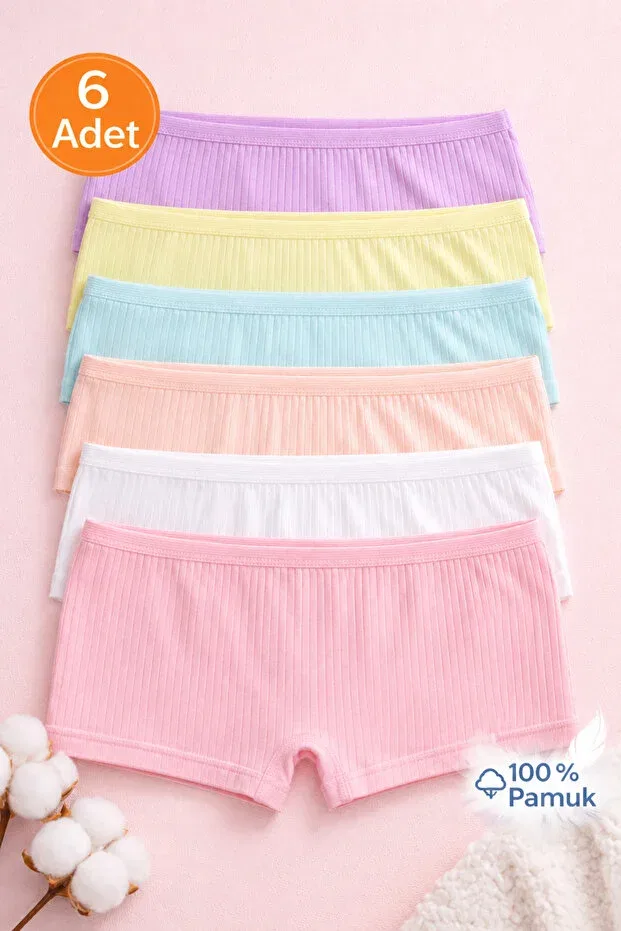 Детские шорты-боксеры для девочек хлопковые Meyzz, Multicolor