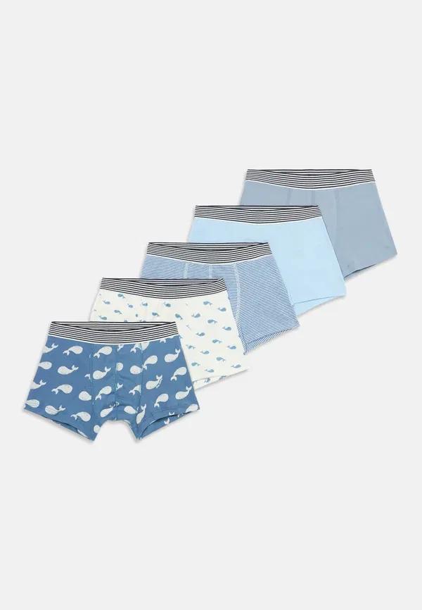 Трусы 5 шт, хлопок, boxer shorts Petit Bateau, синий