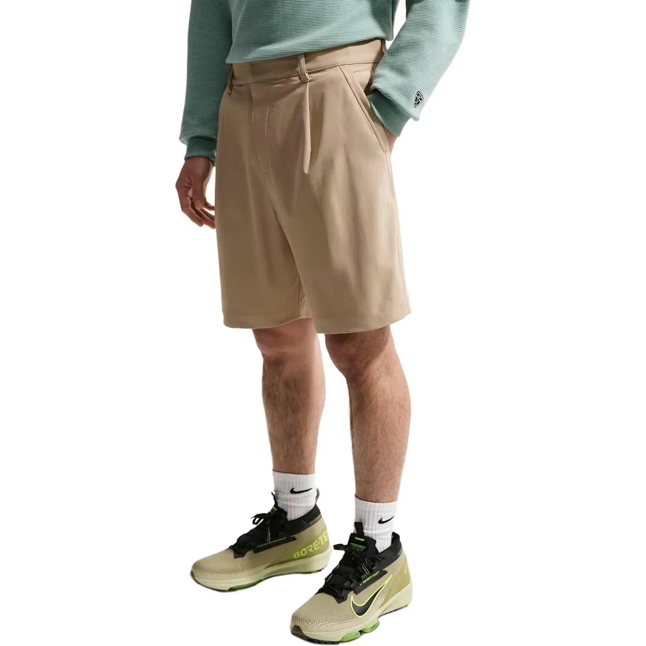 Шорты Dri Fit Par, Nike, Lime Stone — фото 4
