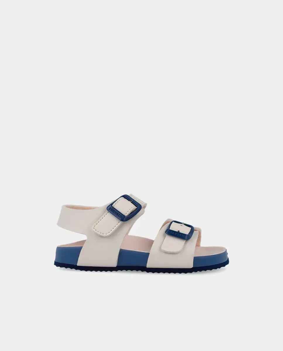 Детские сандалии для мальчиков с регулируемыми ремешками Garvalín, Azul/Beige