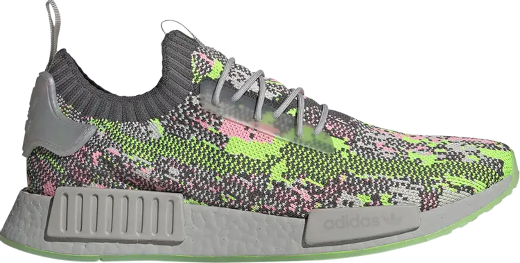 

Кроссовки Adidas NMD_R1 Primeknit 'Hyper Pop', серый