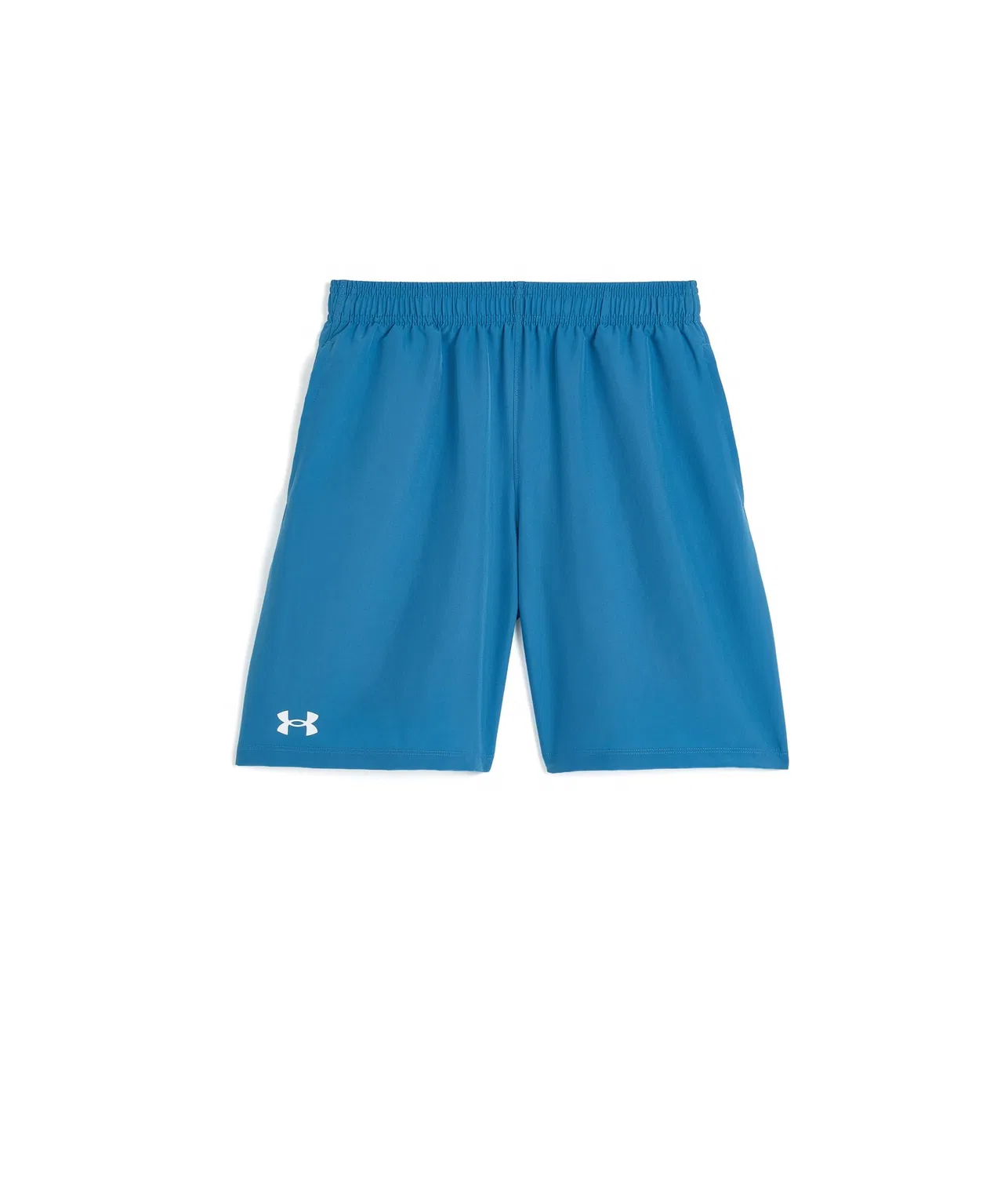 Высокоэффективные тканые шорты Under Armour Kids, Aegean Blue/White