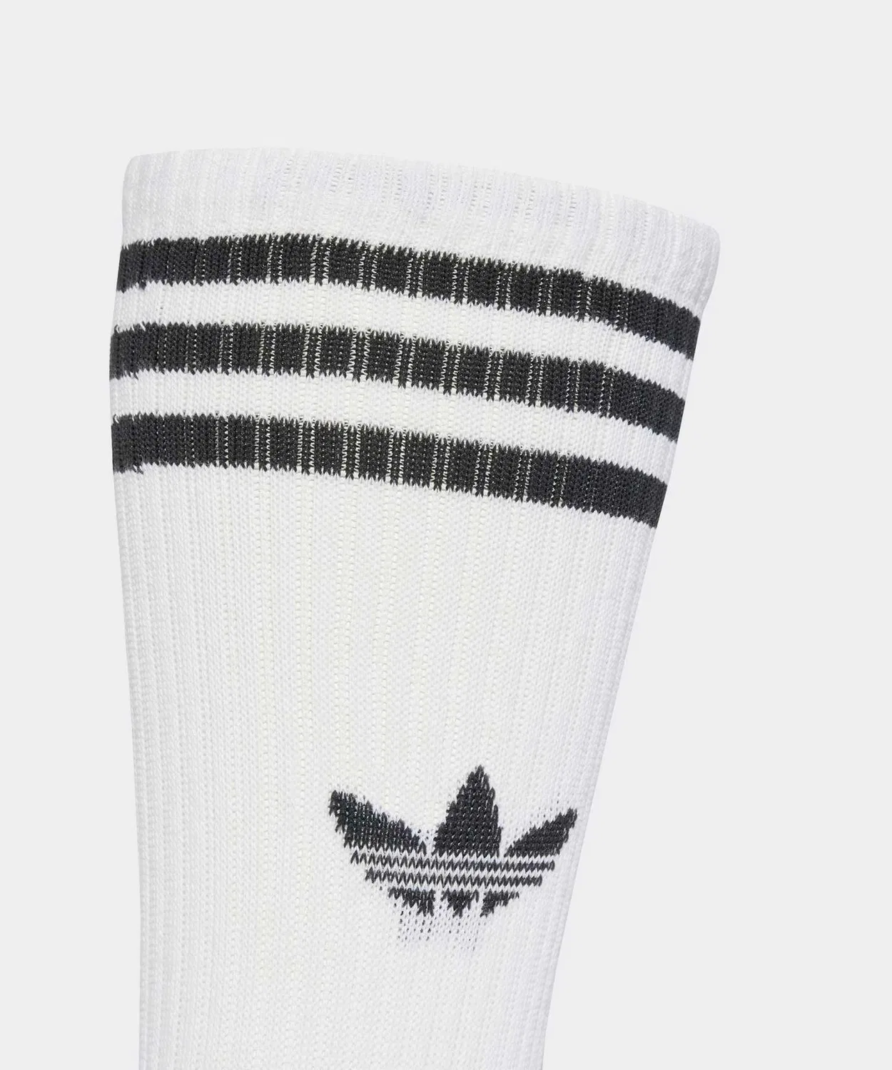 Мужские/женские/детские высокие носки с тремя полосками, комплект из 3 пар Adidas, White Other — фото 3