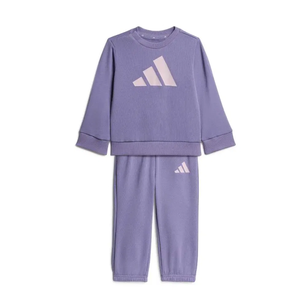 Детский комплект из футера с длинным рукавом Adidas Essentials French Terry Joggers Set, Purple