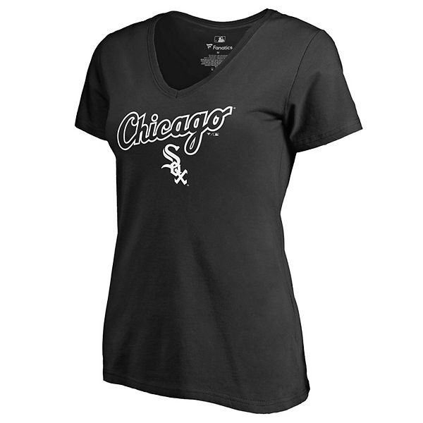 

Женская футболка fanatics branded black chicago white sox team lockup Unbranded, Белый, Женская футболка fanatics branded black chicago white sox team lockup Unbranded