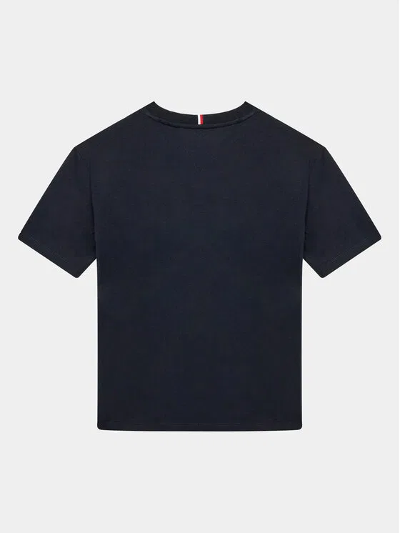 Футболка regular fit Crest Logo Tommy Hilfiger, темно-синий — фото 2