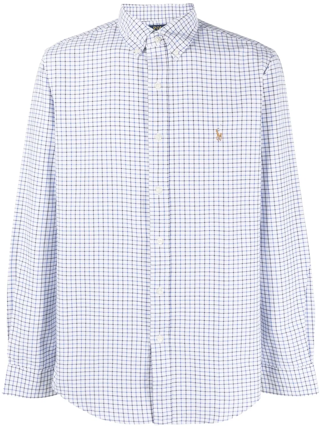 Рубашка из хлопка с вышитым логотипом Polo Ralph Lauren, белый