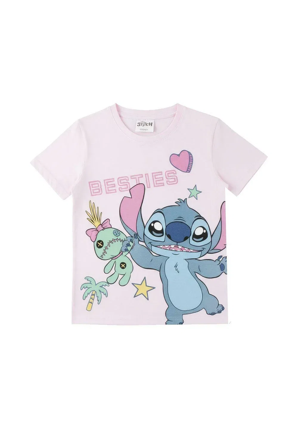Футболка Disney lilo und stitch mädchen - футболка с принтом Fabelkids, Pink — фото 3