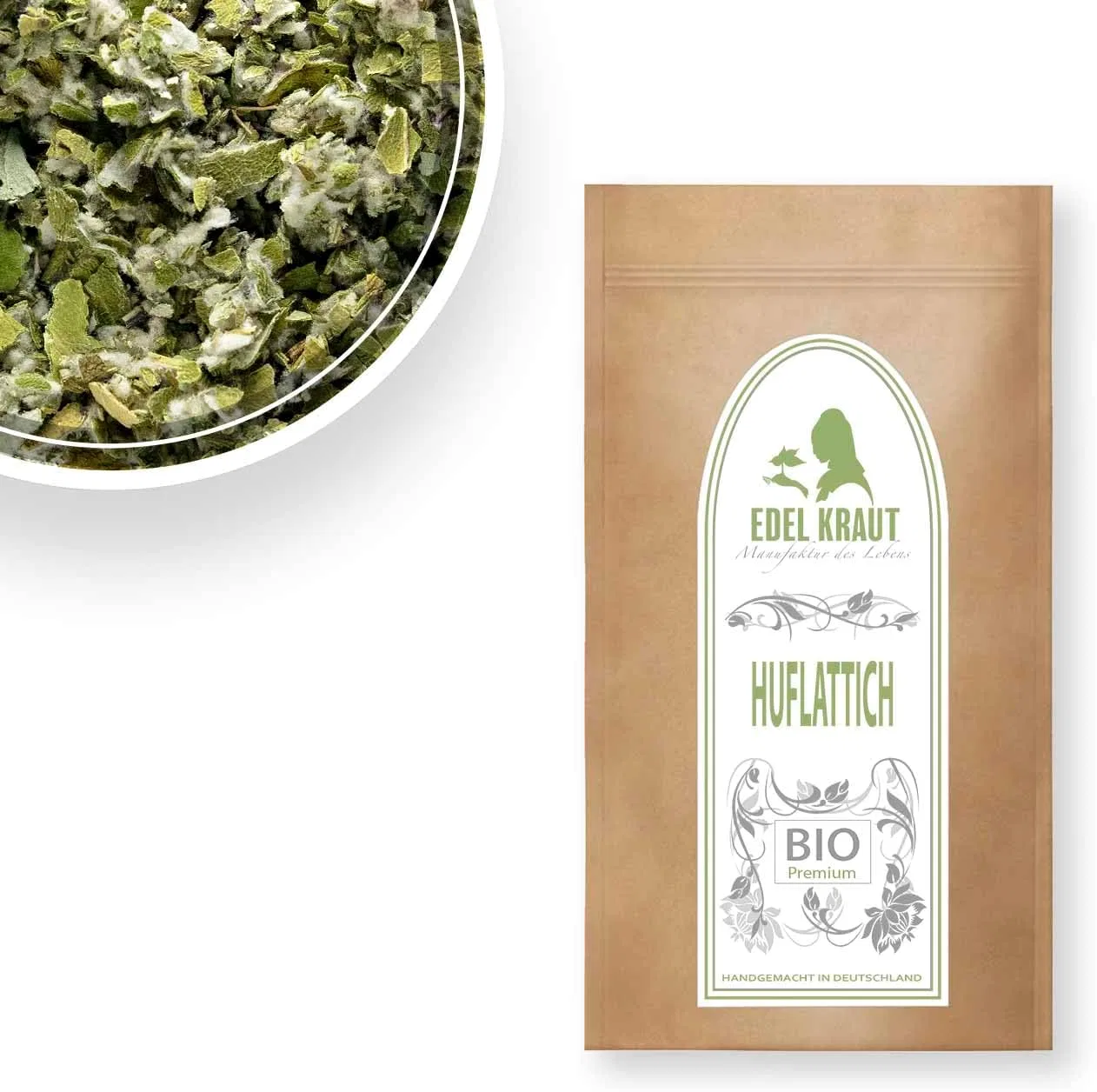 Травяной сбор для ванн, Huflattichblätter, EDEL KRAUT, 500г Edel Kraut Manufaktur Des Lebens