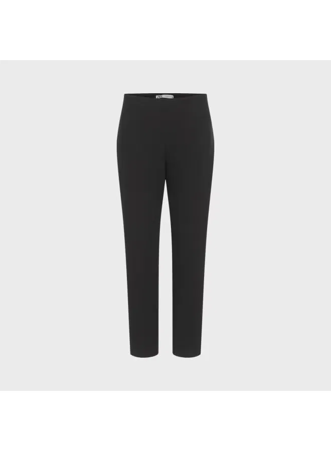 Брюки свободные Zara, черный — фото 2