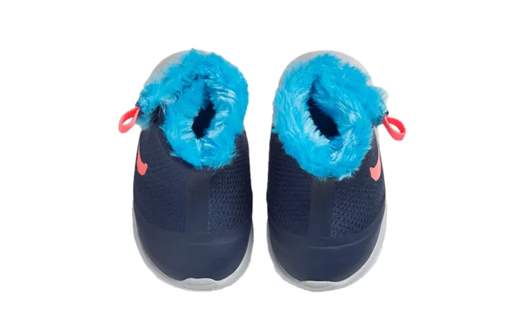 Детские зимние кроссовки для малышей на молнии с моделью Tanjun HI, Nike, Blue Pink — фото 4