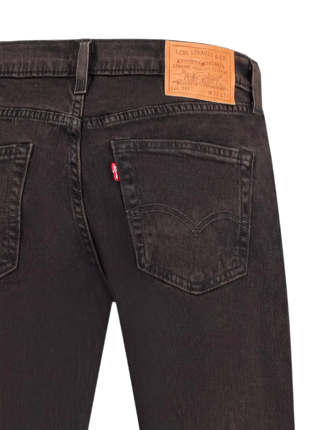 Джинсы 511 узкого кроя коричневые Levi's, коричневый — фото 2