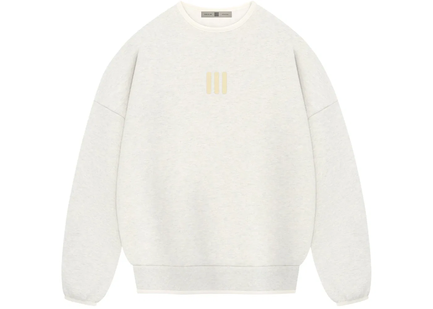 Мужской свитшот с длинным рукавом Adidas x Fear of God Athletics Crew Neck Sweatshirt, Oatmeal