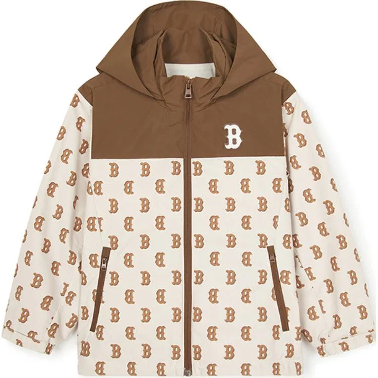 Детская куртка с принтом Boston Red So Dark Cream MLB KIDS, Dark Cream