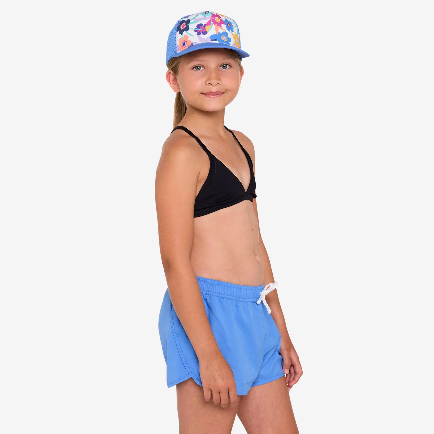 Детские плавки для девочек с принтом Katy Decathlon, Lavendelblau — фото 2