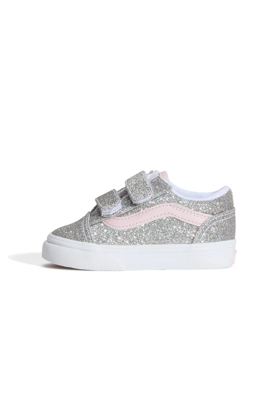 Кроссовки VANS 'Old Skool' серебристого цвета