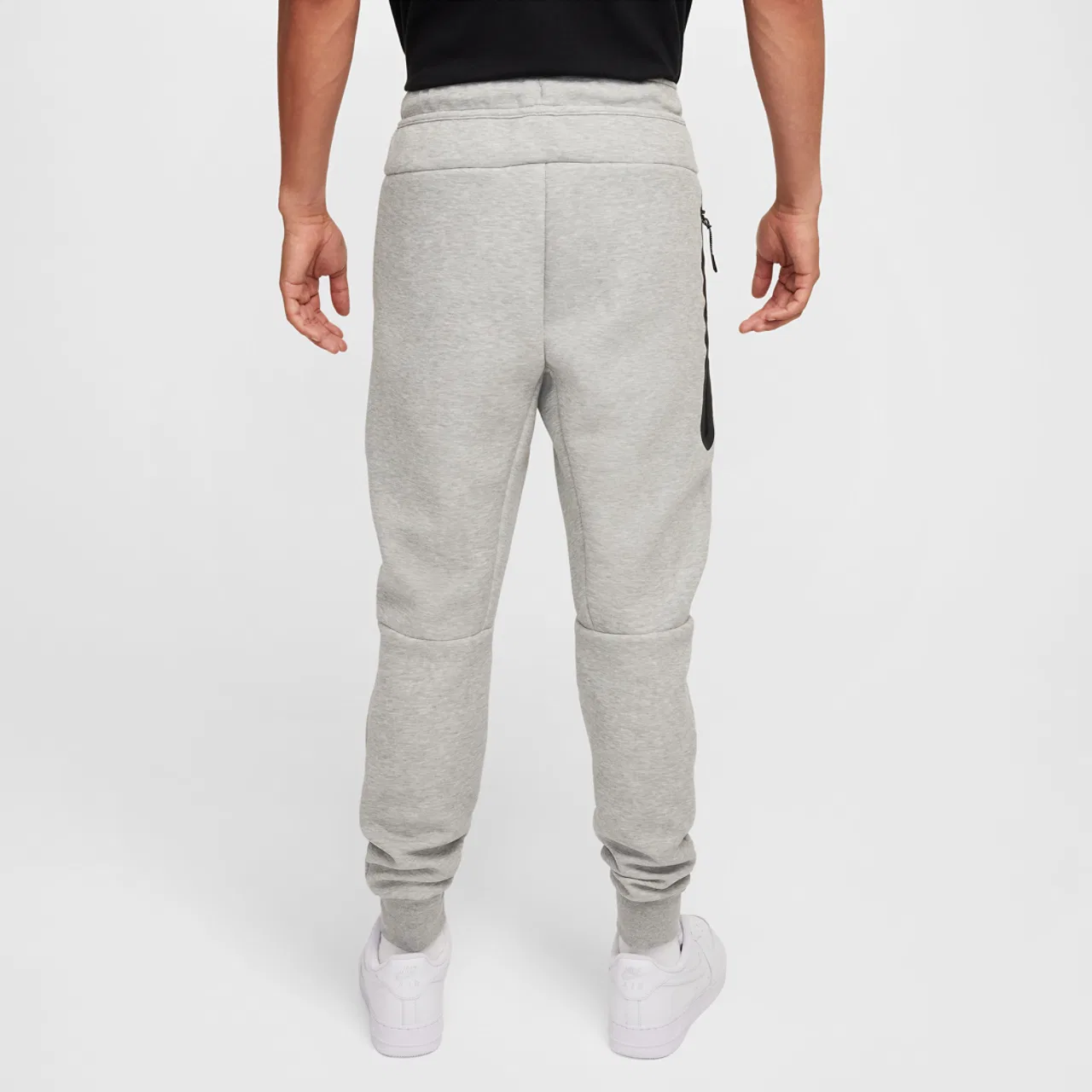 Мужские брюки Tech Fleece Nike, цвет Dark Grey Heather/Black — фото 3