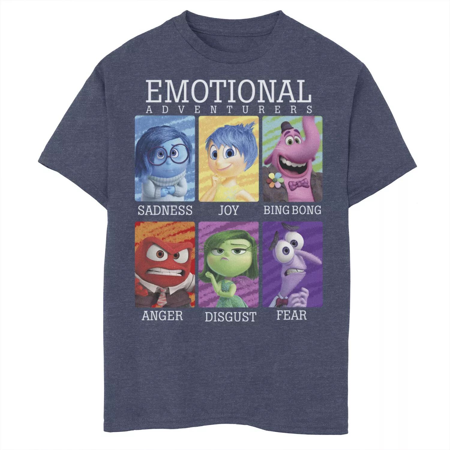 

Футболка с ежегодником Disney Pixar Inside Out Emotions для мальчиков 8–20 лет Licensed Character