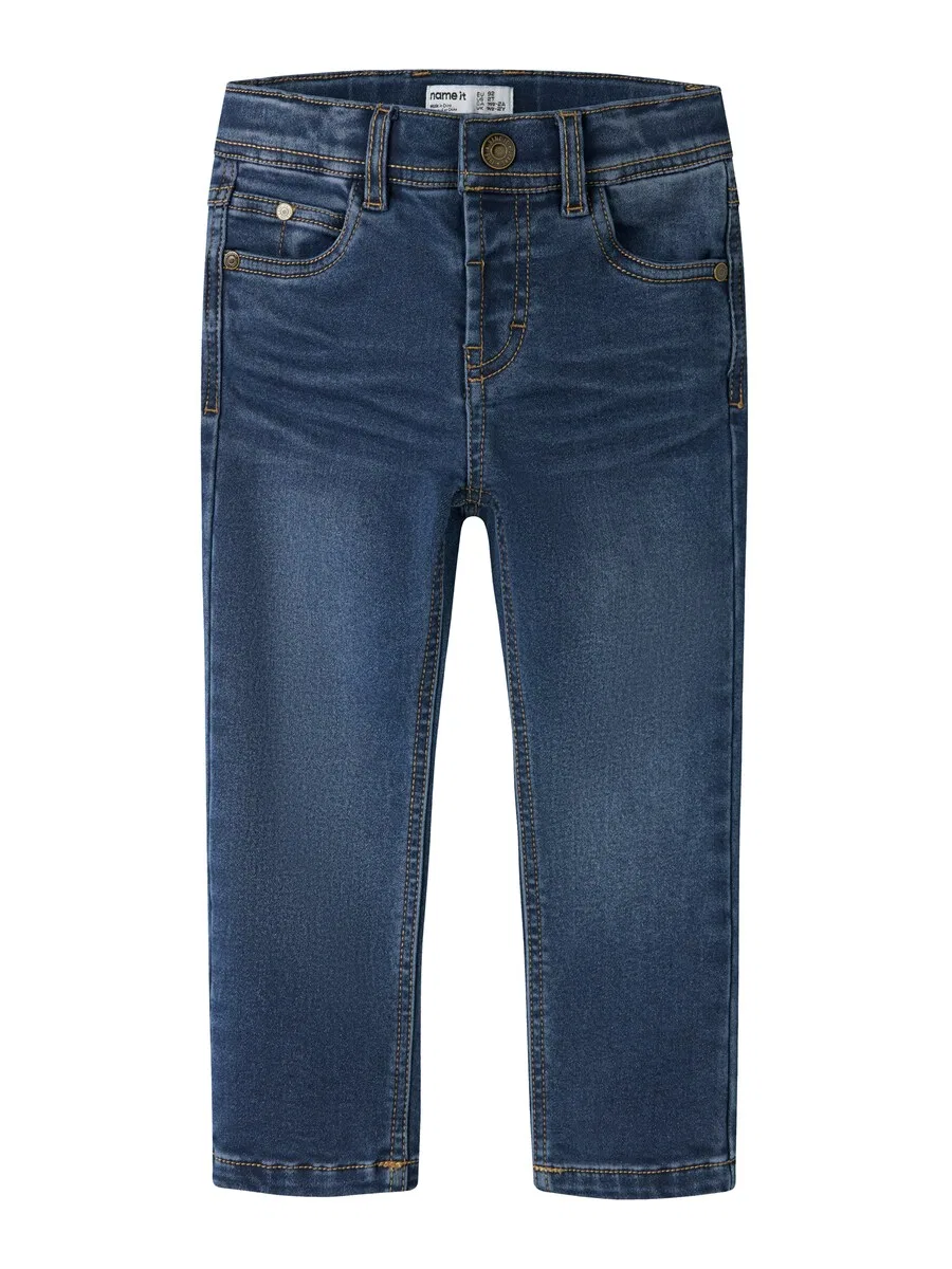 Джинсы NAME IT Slim fit 'NMMSilas' темно-синего цвета
