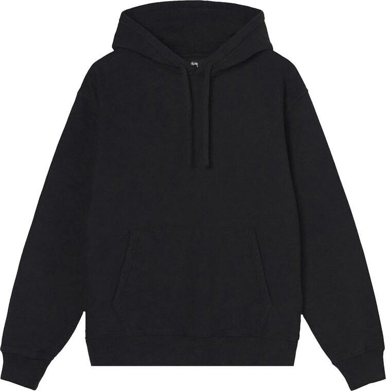 

Толстовка Stussy Back Hood Appliqué Hood 'Black', черный