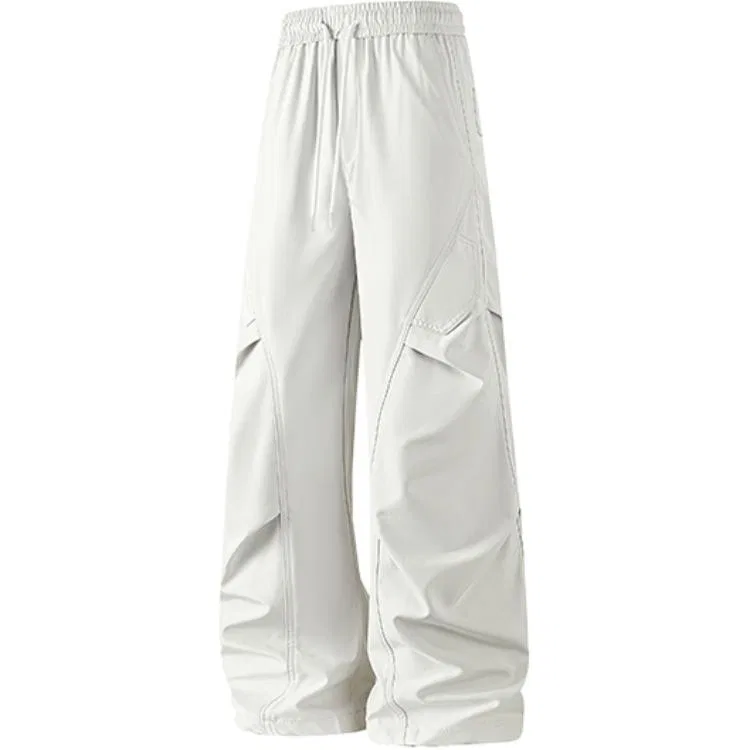 Детские брюки свободного кроя с широкими штанинами Casual Pants, Sugarfunk, Upgraded Light Gray