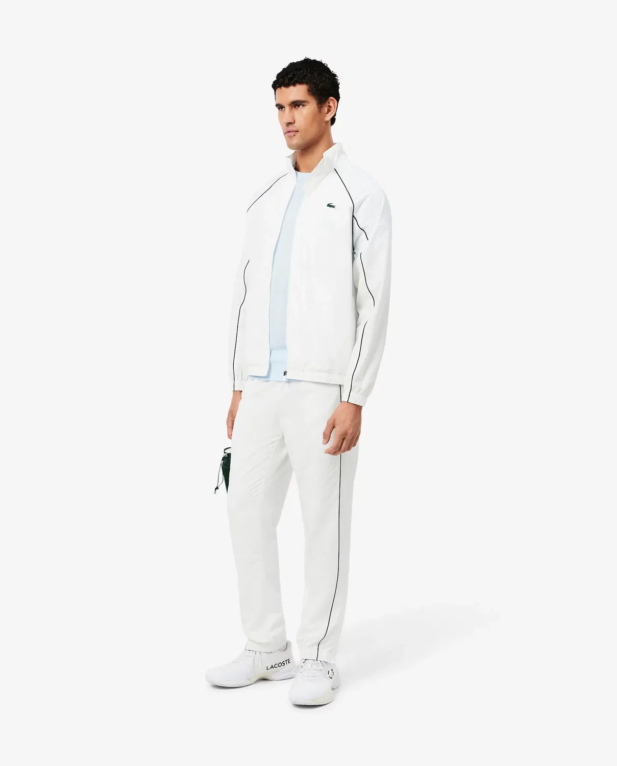Мужская футболка с принтом Lacoste, Азул Кларо — фото 4