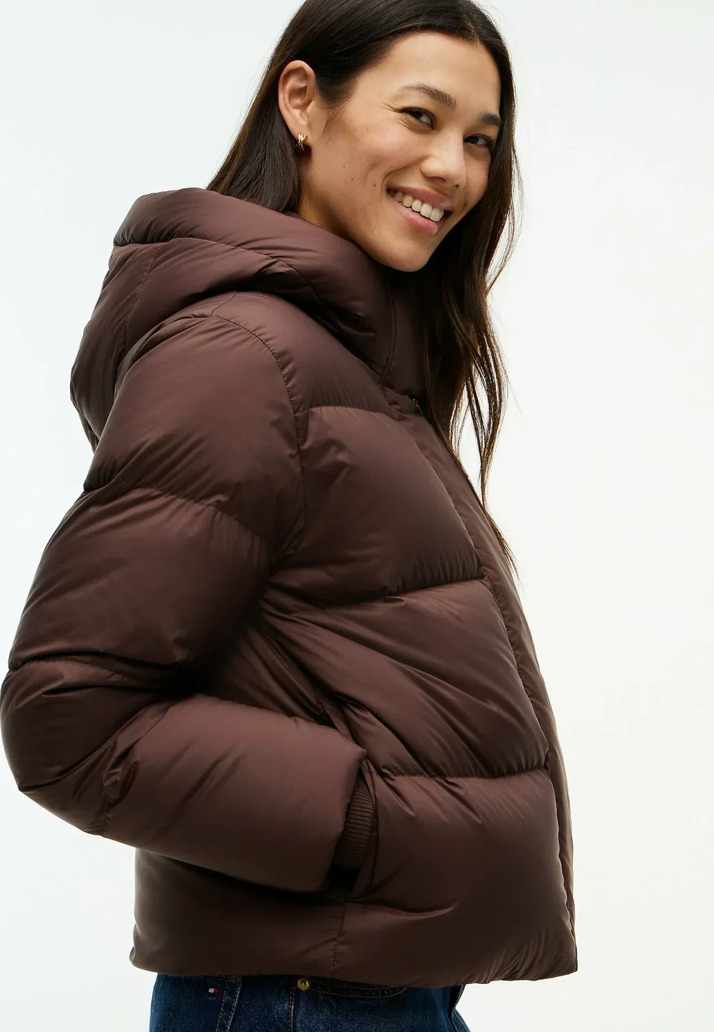 Пуховая куртка Tommy Hilfiger, Deep Brown — фото 4
