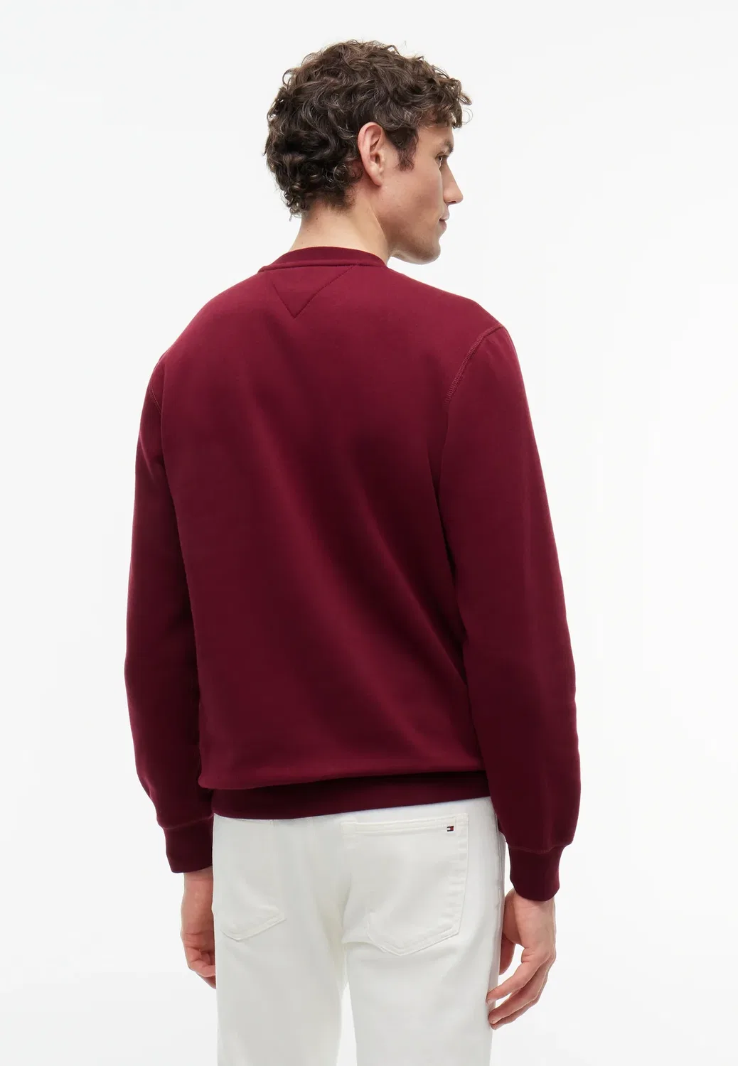 Сезонная толстовка с круглым вырезом Tommy Hilfiger, Burgundy — фото 3