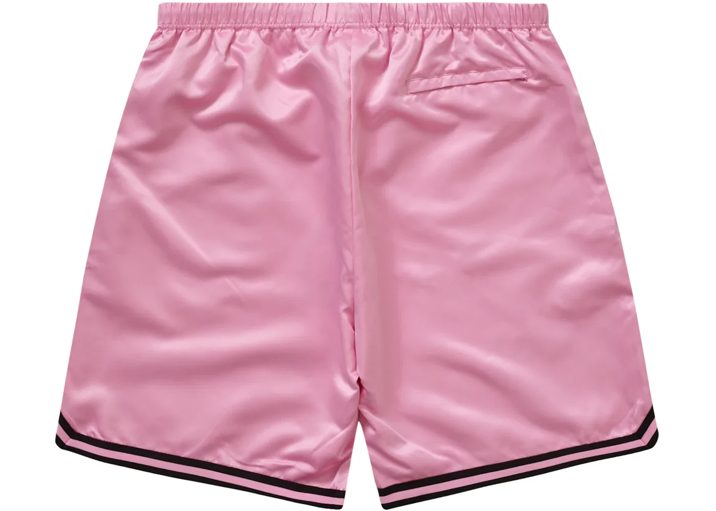 Мужские шорты Satin Basketball Short Supreme, Pink — фото 2