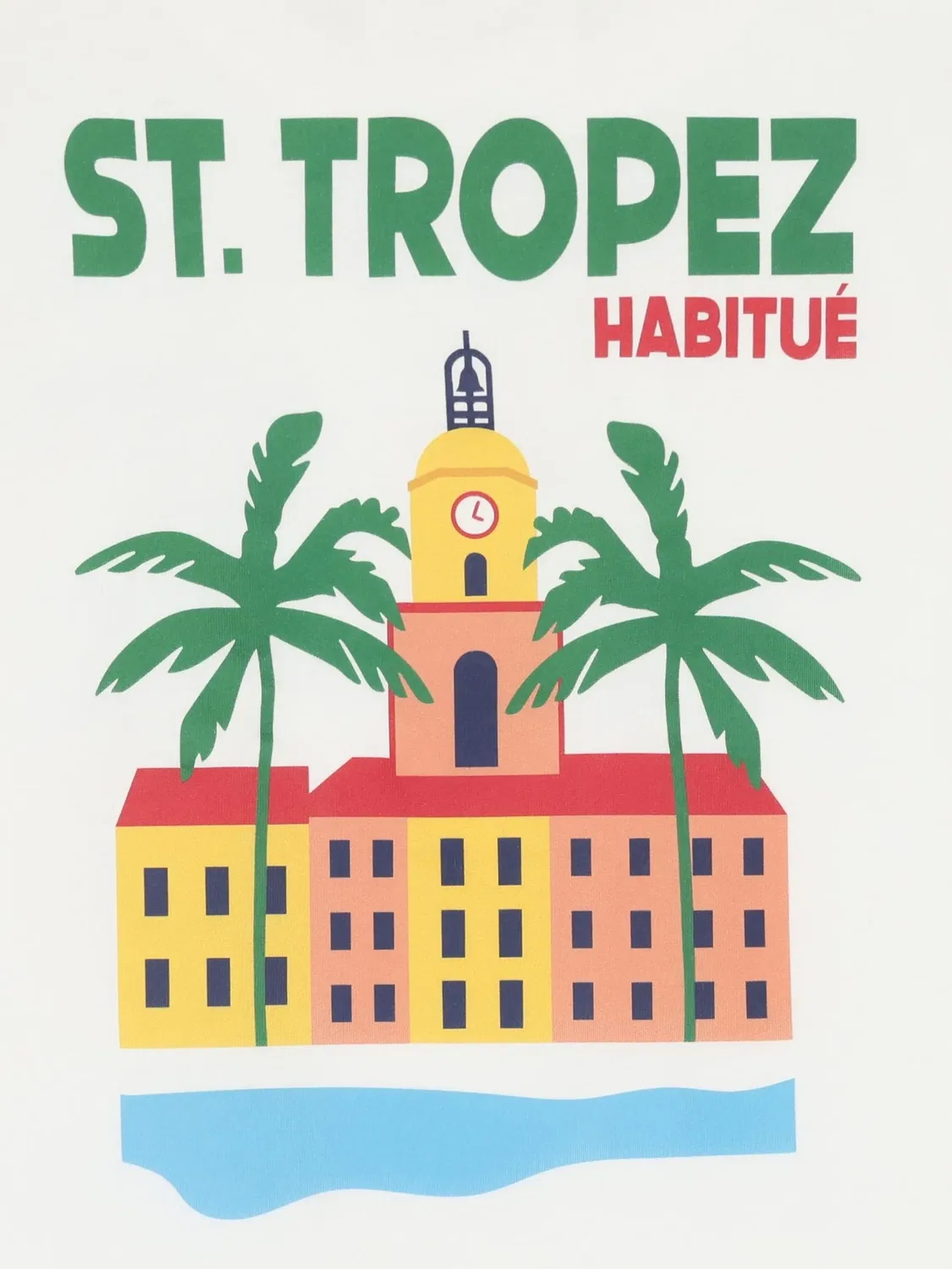 Футболка хлопковая с принтом MC2 Saint Barth, белый — фото 4