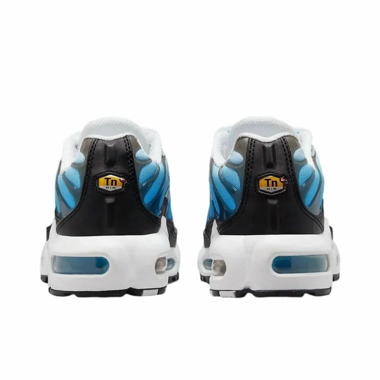 Детские кроссовки Air Max Plus с амортизацией Nike, Black/Skyblue Chamois — фото 2