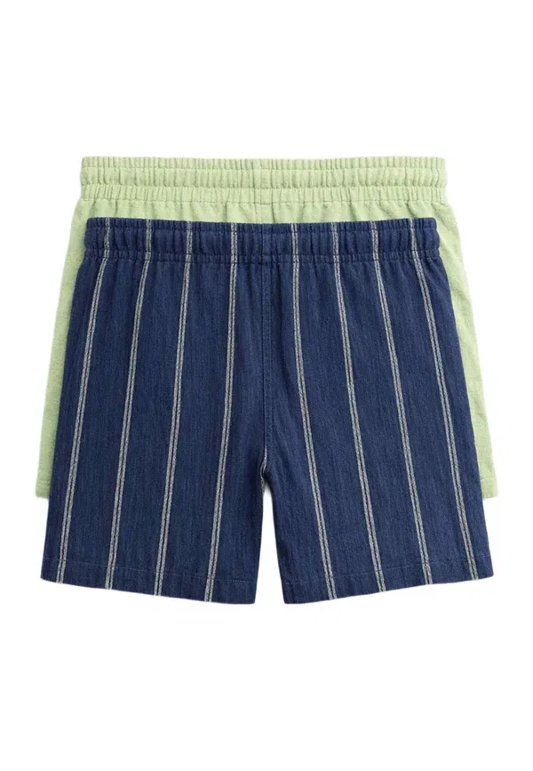 Комплект из 2 брюк спортивных, хлопок, tracksuit bottoms, Marks & Spencer, темно-синий mix — фото 2